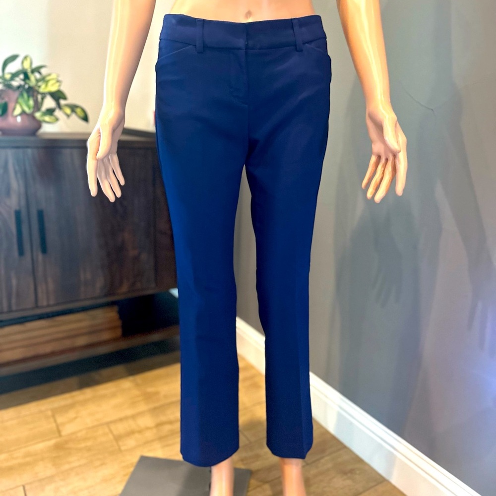 Express Navy Editor Pants - Size 00 Short - image 1